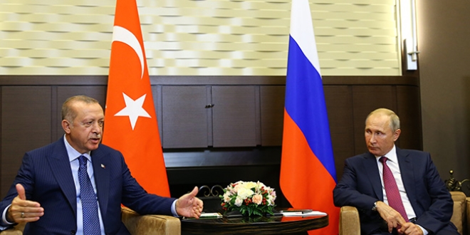 Erdoğan'ın Vladimir Putin ile görüşmesi sona erdi