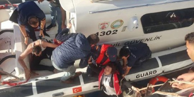Bodrum'da kaçak göçmenlerin teknesi battı: 1 ölü