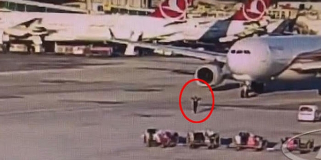 Atatürk Havalimanı'ndaki kazayı personel önledi
