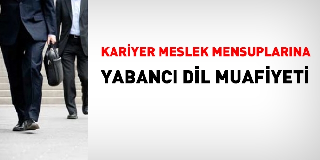 Müfettiş yardımcılarına yabancı dil muafiyeti