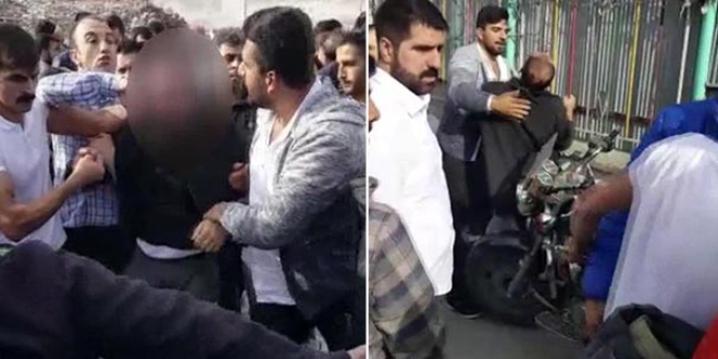 Tacizciyi önce dövdüler sonra polise teslim ettiler