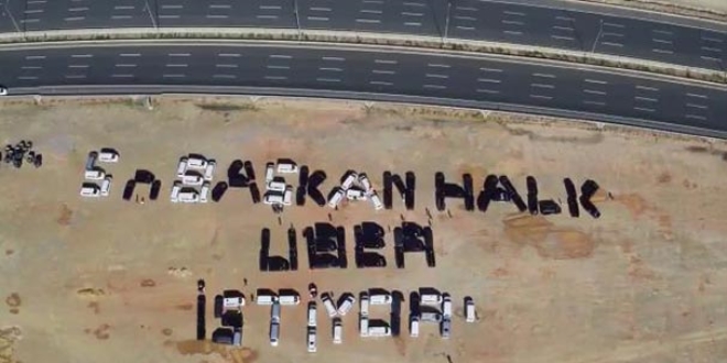 UBER sürücülerinden ilginç eylem