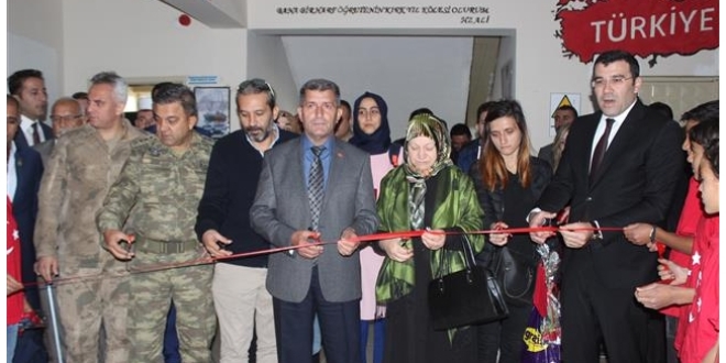 Şehidin ismi köy okulunun kütüphanesine verildi