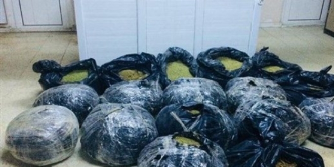 Diyarbakır'da son 10 ayda 37 ton esrar ele geçirildi