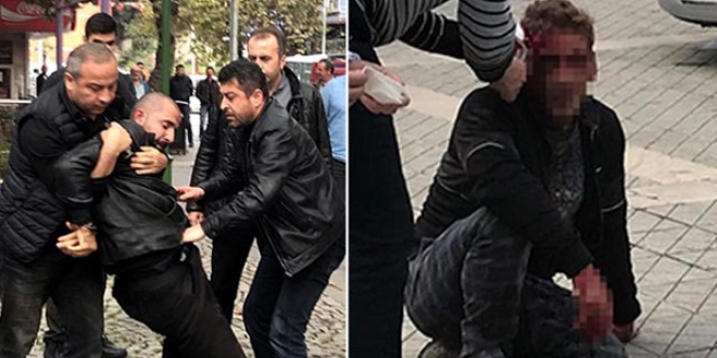 Kardeşinin cinayet sanığını kulağından bıçakladı