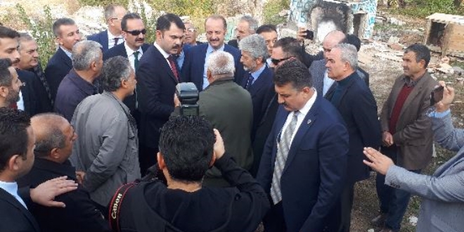Bakan Kurum ile vatandaş arasında 'konut' diyaloğu