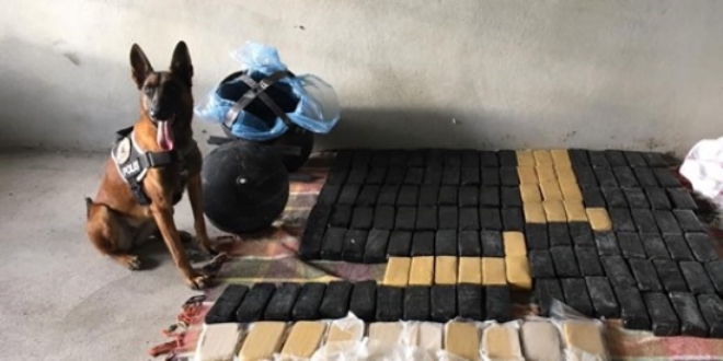 80 kilo eroin ele geçirildi