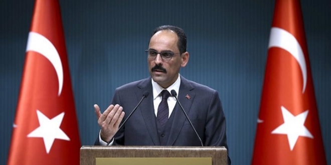 Cumhurbaşkanlığı Sözcüsü Kalın'dan İsrailli sözcüye tepki