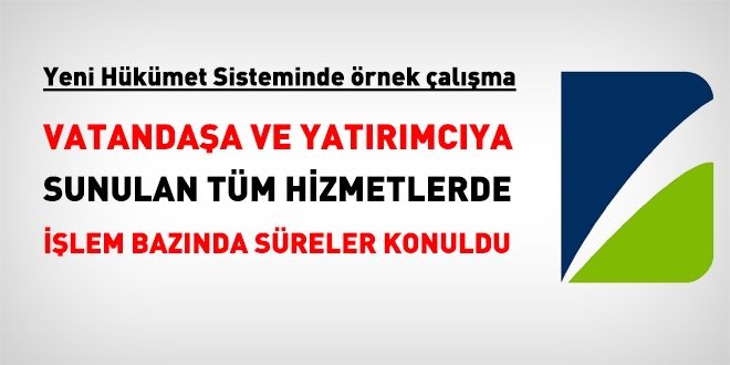 Enerji Bakanlığı tüm hizmetler için işlem süreleri belirledi