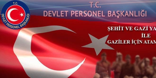 DPB açıkladı: 310 şehit yakını, gazi ve gazi yakını kura ile atanacak