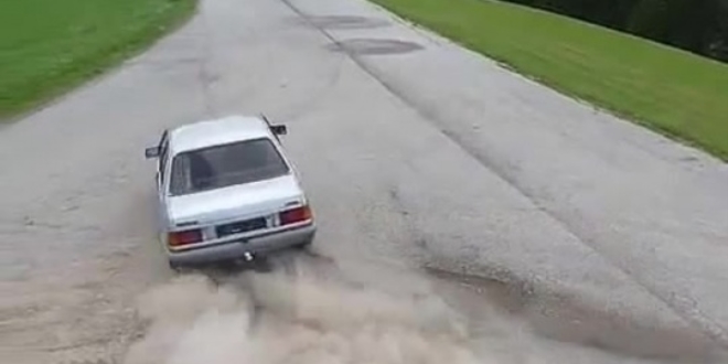 Isparta'da drift atan 2 sürücüye 11 bin 22 lira ceza