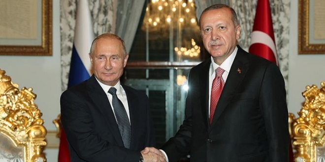 Erdoğan ile Putin bir araya geldi