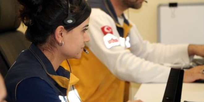112'den kocasına ulaşamayıp, ekmek isteyen bile var