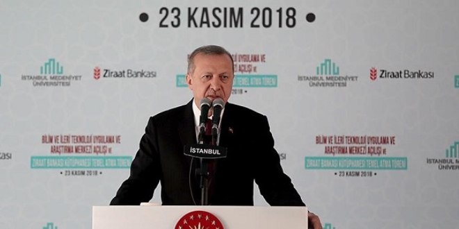 Erdoan: Kitap okuma oranmz bize yakmyor