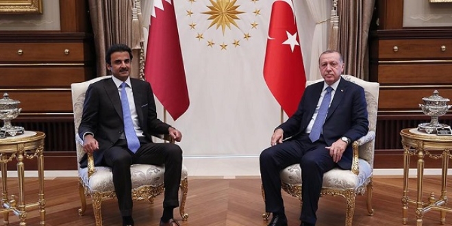 Erdoğan-Al Sani görüşmesi başladı