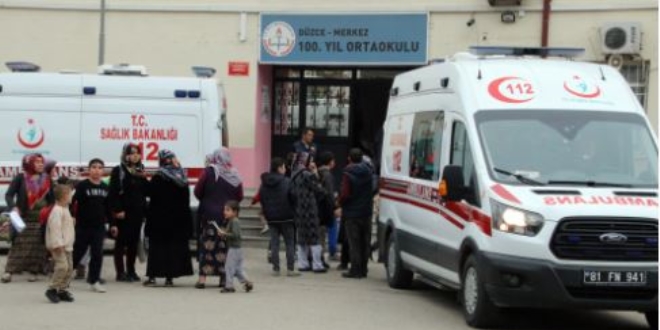 Öğretmenler günü pastası hastanelik etti
