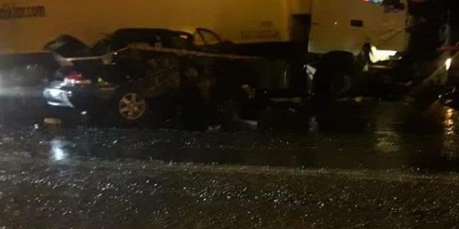 Otomobili ile ters istikamete giren Uzman Çavuş hayatını kaybetti
