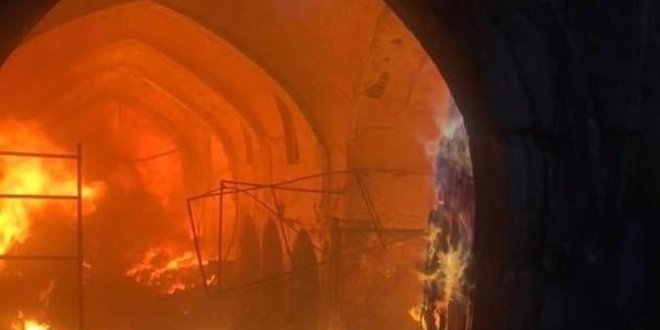 Kerkük'te Osmanlı mirasında yangın
