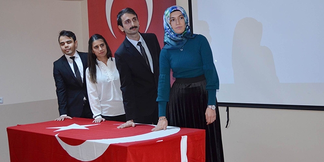 Tunceli'de aday öğretmenler yemin etti