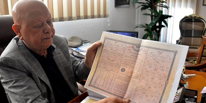 Sandıktan 100 yıllık Osmanlı tahvili çıktı