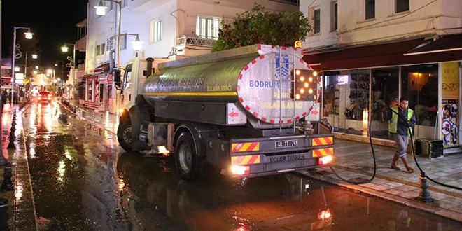 Bodrum Belediyesi'nden 'Şiddetli Yağış' açıklaması