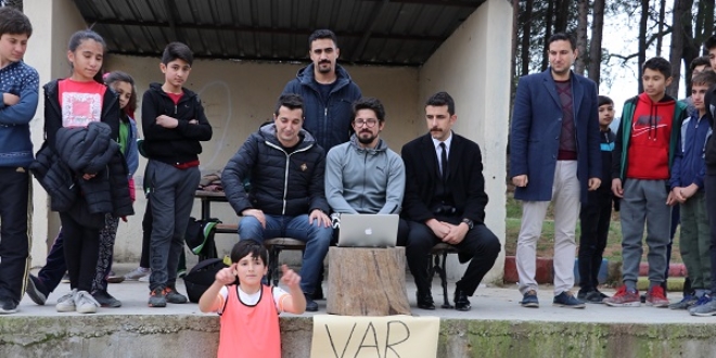 VAR, okul turnuvasına da girdi