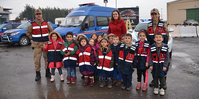Öğrencilerin jandarma olma hayali gerçeğe dönüştü