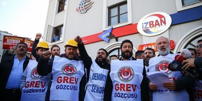 'İşveren grev kırıcılığı yapmak istiyor'
