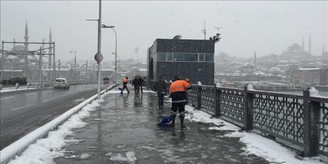 İstanbul kar için hazır