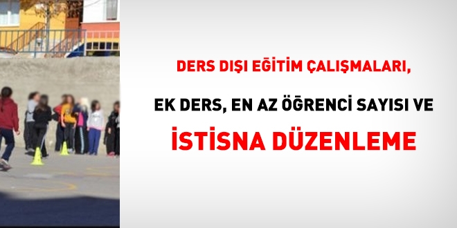 Özel eğitim öğrencileriyle yapılacak egzersizlerde ve seçmeli derslerde öğrenci sayılarına uyma zorunluluğu var mıdır?