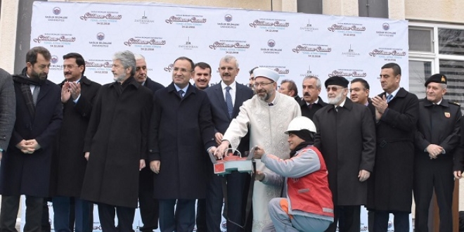 Gülhane Cami'nin temel atma töreni gerçekleştirildi