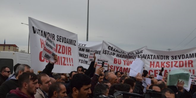 FSM mağdurları TEM otoyolunda bir araya geldi