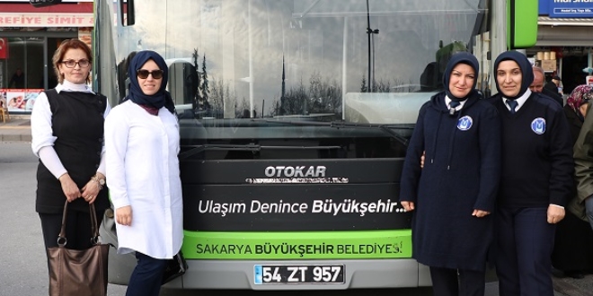 Halk otobüsleri kadın şoförlere emanet