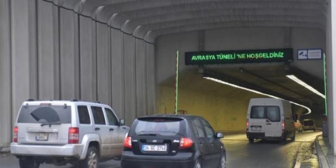 Avrasya Tneli'nden 2 ylda 31,5 milyon ara geti