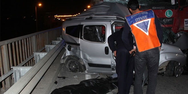 Hatay'da trafik kazası: 1 ölü
