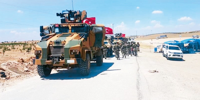 8 bin asker Münbiç sınırında