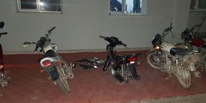 Motosiklet hırsızları kıskıvrak yakalandı