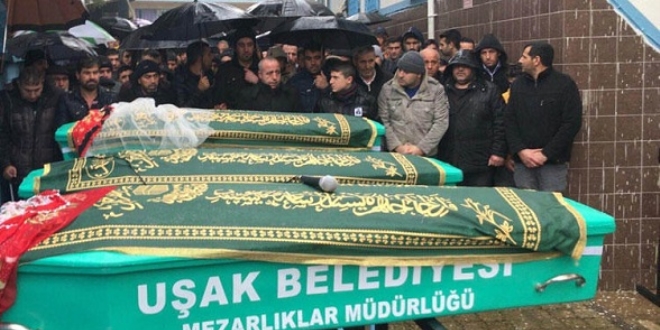 Babanın en zor günü... Yan yana defnedildiler