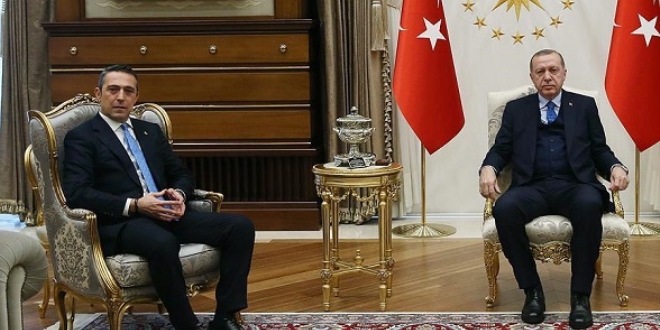 Cumhurbaşkanı Erdoğan ile Ali Koç görüştü