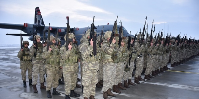 Kars'tan bir tabur komando Şanlıurfa'ya uğurlandı