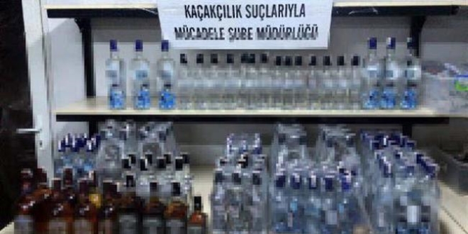 Ankara polisinden sahte içki operasyonu