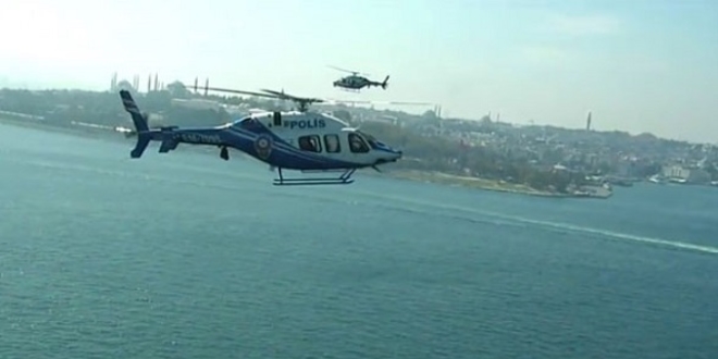 Bu yıl denetim için 906 kez helikopter havalandı
