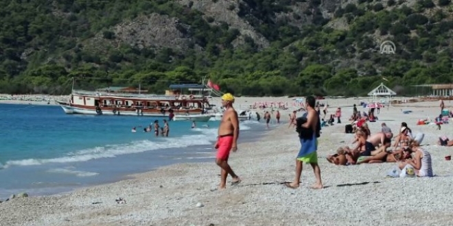 Muğla'da aralık ayında deniz keyfi