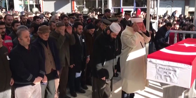 Vefat eden asker toprağa verildi