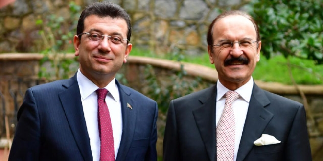 İmamoğlu, Ali Müfit Gürtuna ile görüştü