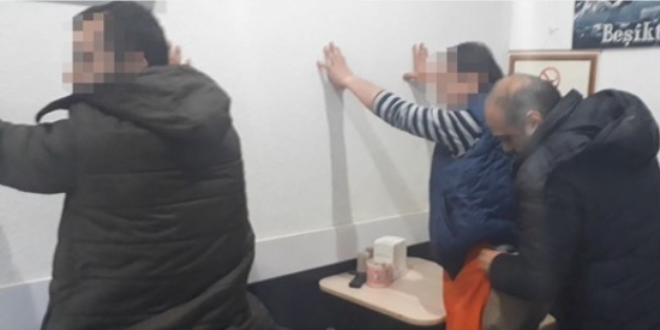 Tantuniciye uyuşturucu baskını