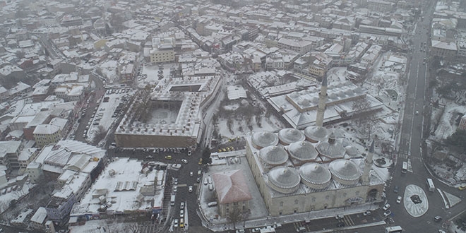 Edirne'de kar etkisini artrd