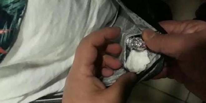 İç çamaşırından kokain çıktı
