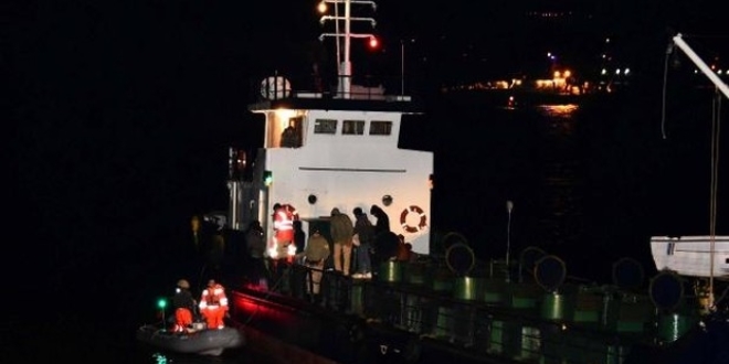 Çanakkale Boğazı'nda yük gemisinde yangın ihbarı