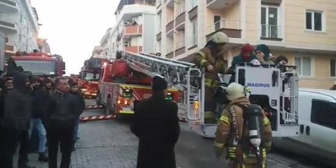 Esenyurt'ta yangın: 3'ü çocuk 7 kişi tahliye edildi